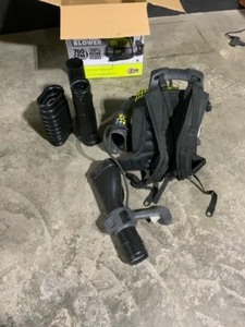 RYOBI 175 MPH 760 CFM 38cc Gas Backpack Leaf Blower. See Pictures