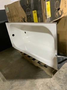 Assorted Bootz Industries Left Hand Drain Bath Tubs. Various Sizes & Condiitons. See Pictures