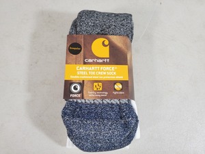 lot 25 image: 2 New Pair of Mens Carhartt Steel Toe Crew Socks
