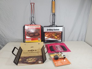 lot 70 image: New Propane Tank Guage and BBQ Items