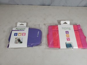 lot 102 image: New Travel Tote and New Passport Holder