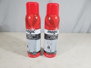 lot 112 image: 2 New Cans of Magic Stainless Steel Cleaner and Polish