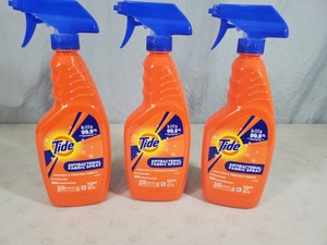 lot 119 image: 3 New Bottles of Tide Antibacterial Fabric Spray