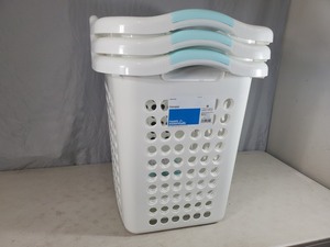 lot 144 image: 3 New Hampers with Optional Liners