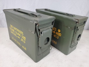 lot 166 image: Pair of 30 Cal. US Military Ammo Cans