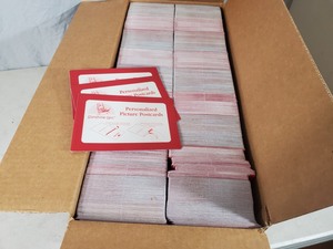 lot 170 image: New Case of 1800 Personalized Picture Postcards