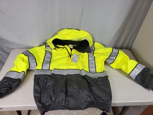 lot 177 image: New Neese Viz 3M ANSI Bomber Jacket