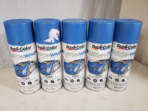 lot 182 image: 5 New Dupli-Color Plasti-Dip Custom Wrap Removable Coating