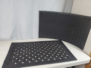 lot 197 image: 2 New Thick Rubber Door Mats