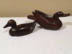 lot 252 image: Hand-carved, Ironwood Decorative Decoy Art