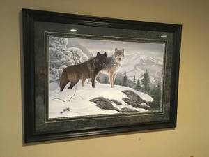 lot 261 image: Life on the Edge Painting & book by Robert Sissel