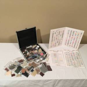 lot 218 image: Myuki Delica Seed Beads in Carrying Organizer