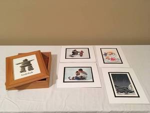 lot 235 image: Inukshuk Box & Alaskan Art