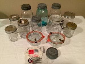 lot 292 image: Various Ball & Mason Jars