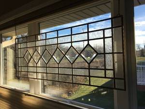 lot 302 image: Beautiful Leaded Glass Art #2