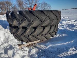 lot 10 image: Pair of 13.6 - 38 Tires