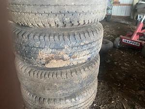 lot 32 image: Set of 4 Used P26575R16 Tires on Rims