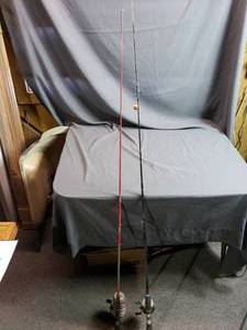 2 Fishing Poles with Reels - Budweiser Reel