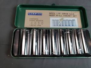 12 Drive Deep Well Socket Set