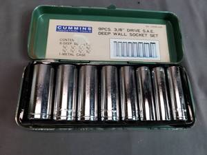 38 Drive Deep Well Socket Set