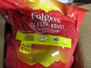lot 67 image: Folgers Filter Packs