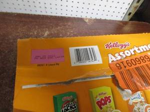 lot 75 image: Kelloggs Mini Cereal Packs