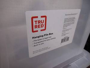 lot 102 image: File Box Storage Totes