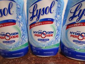lot 97 image: Lysol Peroxide Toilet Bowl Cleaner