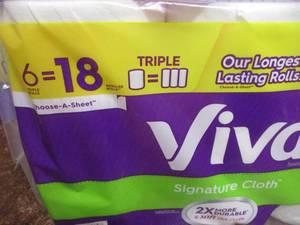 lot 3 image: Viva Signature Cloth Paper Towels