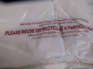 lot 136 image: Plastic Shopping Bags