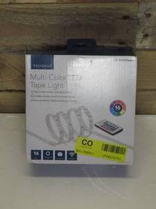 lot 22 image: Insignia - 16 ft. Multi-Color LED Tape Light - Multi