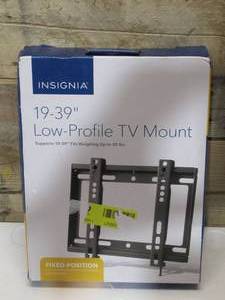 lot 39 image: Insignia - Fixed TV Wall Mount for Most 19 - 39 TVs