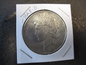 1923-D (Denver) Peace Silver Dollar - 90% Silver