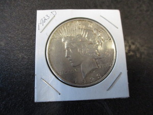 1923-D (Denver) Peace Silver Dollar - 90% Silver