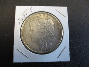 1889-P (Philadelphia Mint) Morgan Silver Dollar -90% Silver