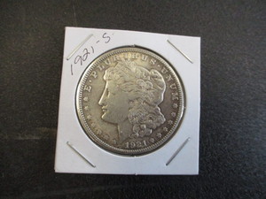 1921-S (San Francisco Mint) Morgan Silver Dollar - 90% Silver