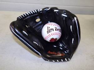 Jim Bean Base Ball Glove Flask