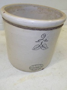 2 Gallon Stoneware Crock