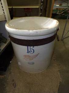 15 Gallon Red Wing Crock