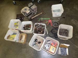 Large Hardware Lot with Gas Motor