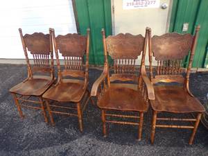 4 Wood Chairs