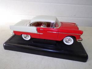 57 Chevy on Stand Model Car