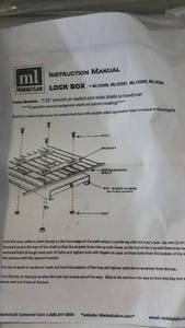 lot 6 image: Lot Of 3 MarketLab Lock Boxes With Keys