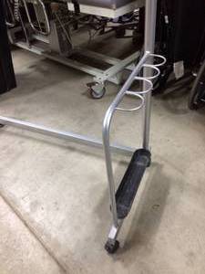 lot 78 image: Large Mobile Coat Rack Cart