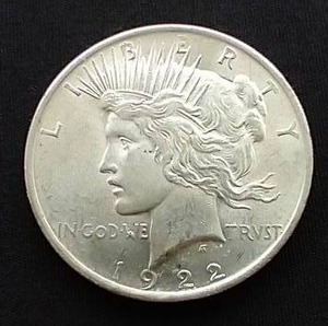 1922 Peace Dollar