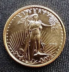 1998 110th Oz. Gold Eagle