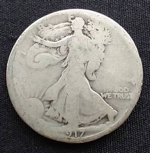 1917 Walking Liberty Half Dollar