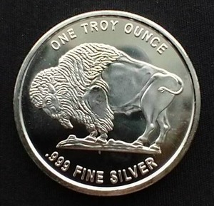 1 Oz Buffalo Silver Round
