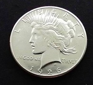 1926 Peace Dollar