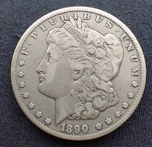 1890-CC Morgan Dollar